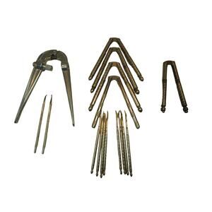 7 Metal Nutcrackers with10 Picks and 1 Metal Wood Nutcracker